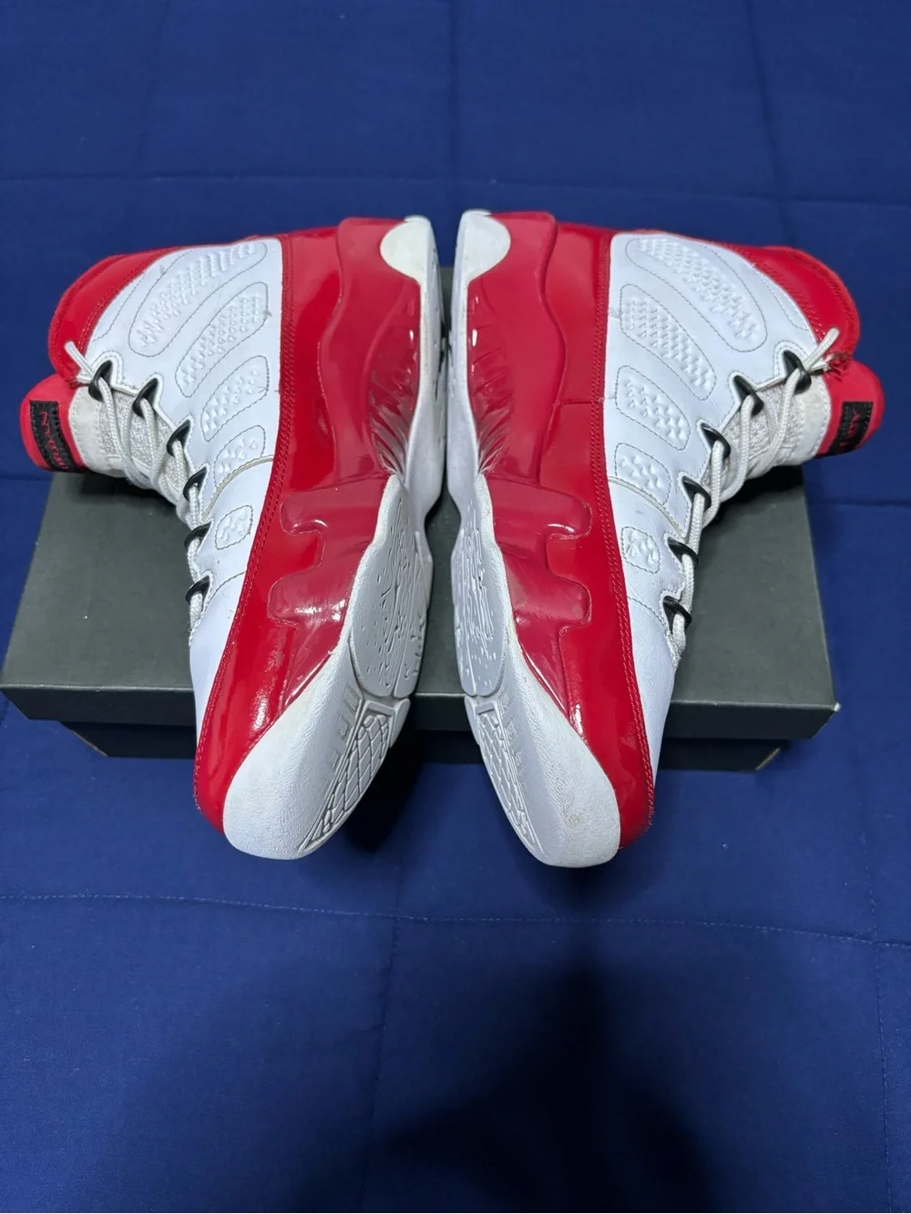 Jordan 9 Retro White Gym Red 2019 Size 10